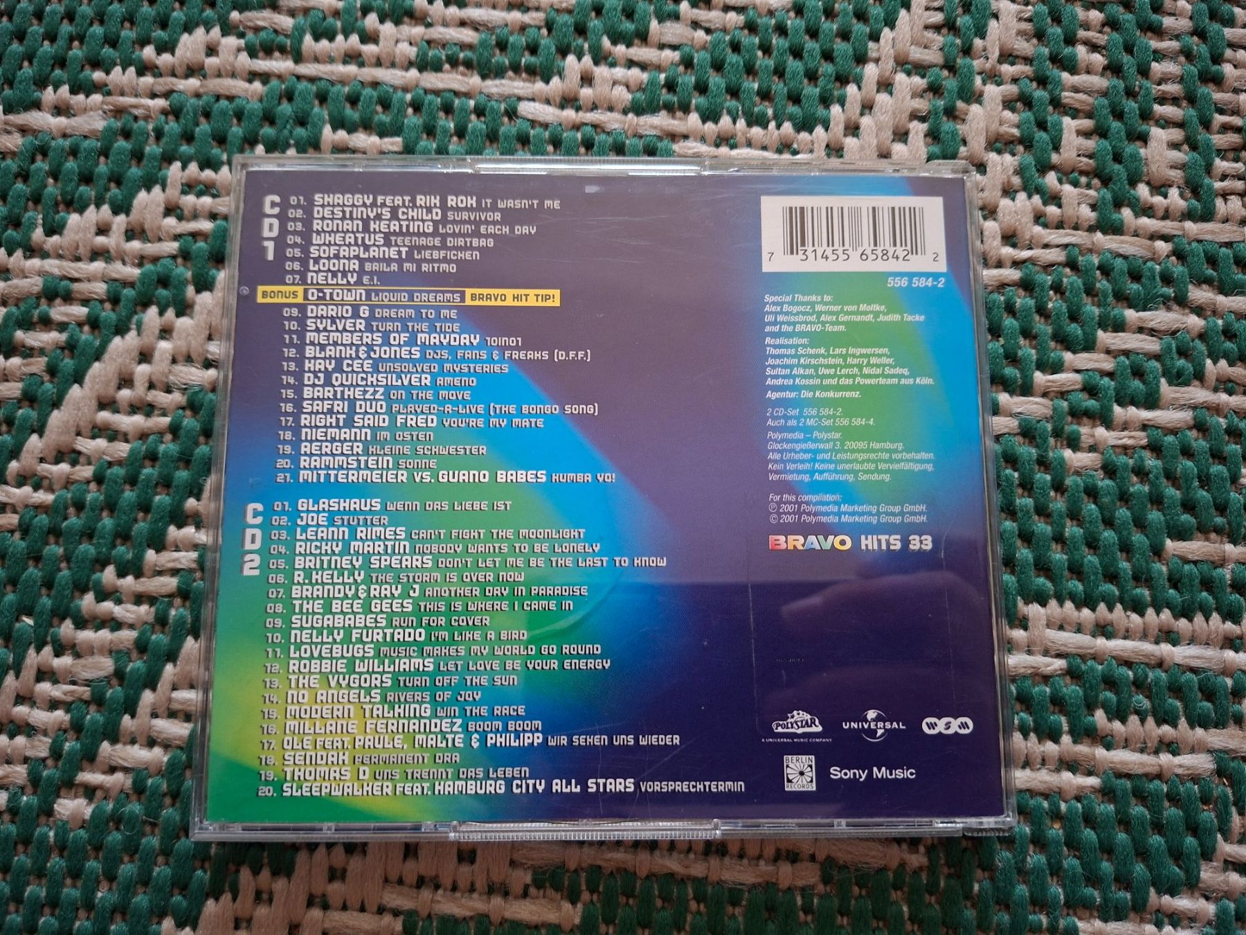 CD: CD Compilation Bravo Hits 33 2CD guter Zustand – Usato da Burg AG venduto da ..machine_rec.. 1