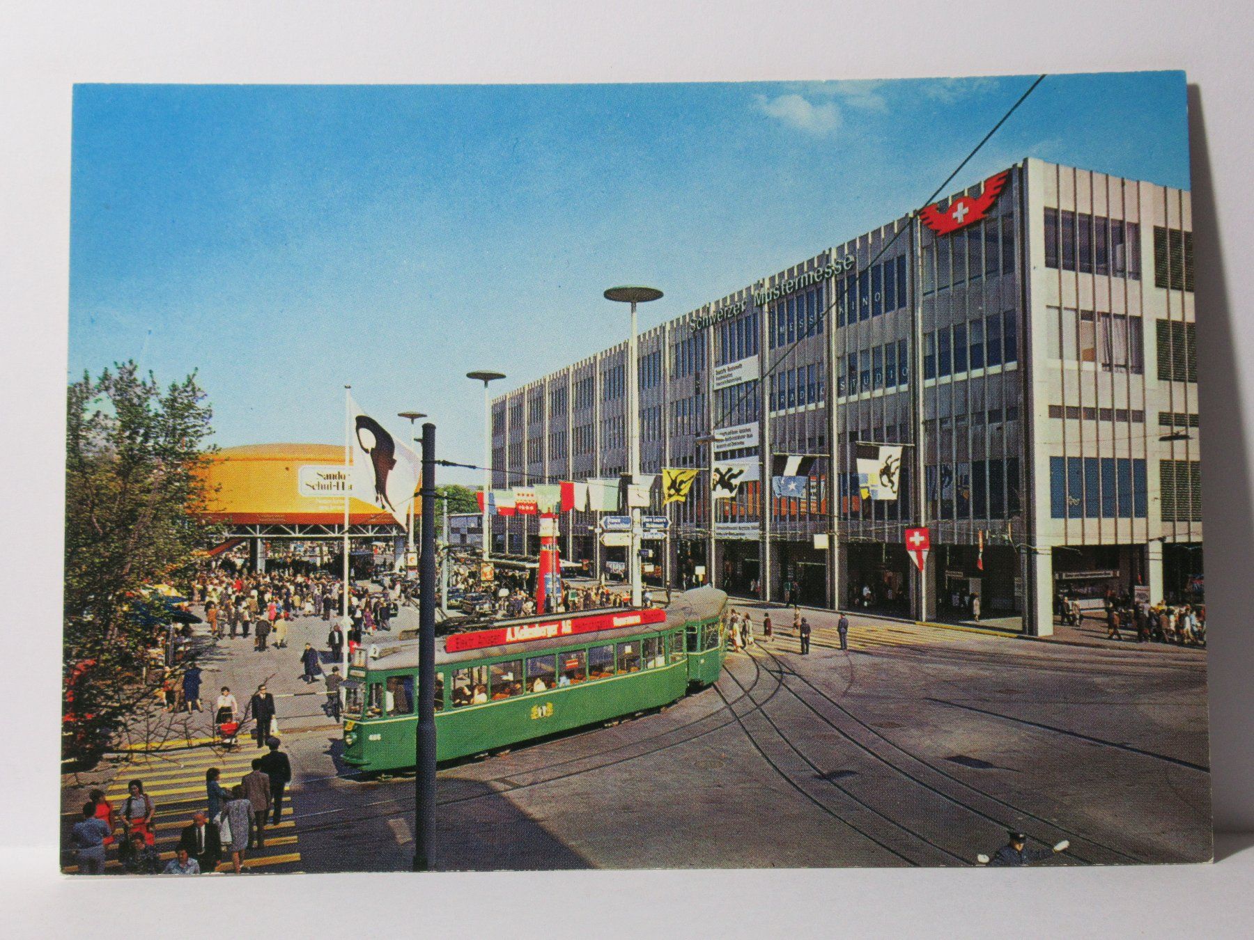 Cartoline postali: Basel , Schweizer Mustermesse , Tram – Nuovo (secondo la descrizione) da Grenchen venduto da Bluemchen1900