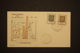 1959 MiNr. 1053 - 1054 Italien FDC