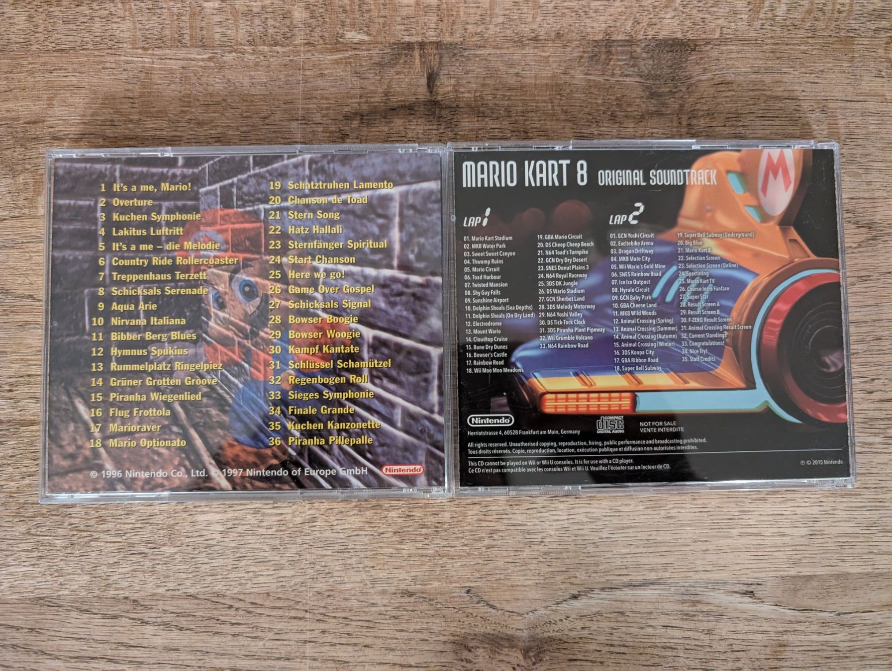 Nintendo Mario CDs: Super Mario 64 + Mario Kart 8 OST! (Gebraucht) in ...