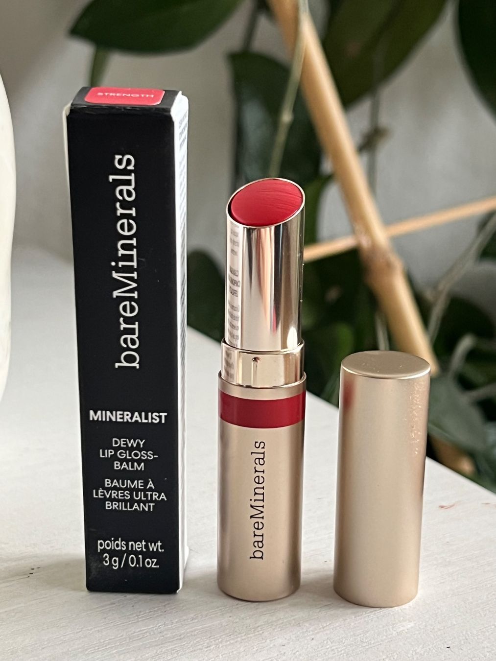 Make-up: bareMinerals Dewy Lip Gloss-Balm - Strength – Nuovo (secondo la descrizione) da Effretikon venduto da YaMn 4