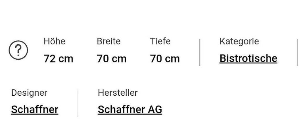 Tavoli: Gärtnerische Schaffner 2 St. Preis pro Stück – Usato da Samstagern venduto da ana_lq95 4