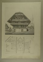 MARBACH, HAUS DES SIGRISTEN STAHLRADIERUNG VON GLADBACH 1897