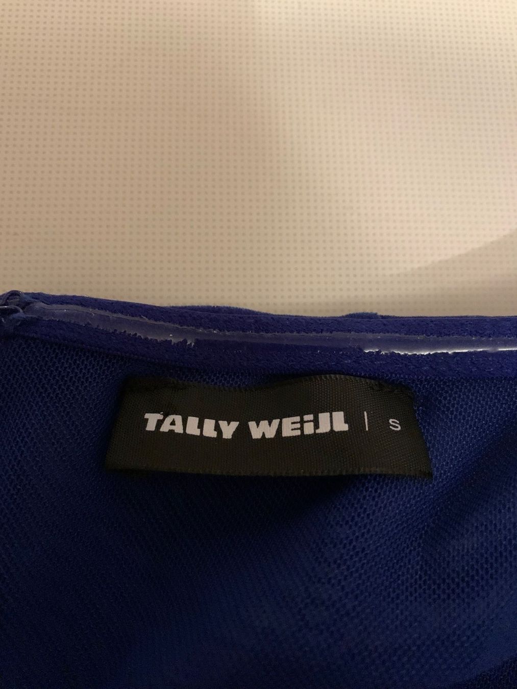 Tally Weijl Vestiti: Tally Weijl Samtkleid in Blau, Grösse S – Usato da Rosshäusern venduto da MiJoDoOl 2