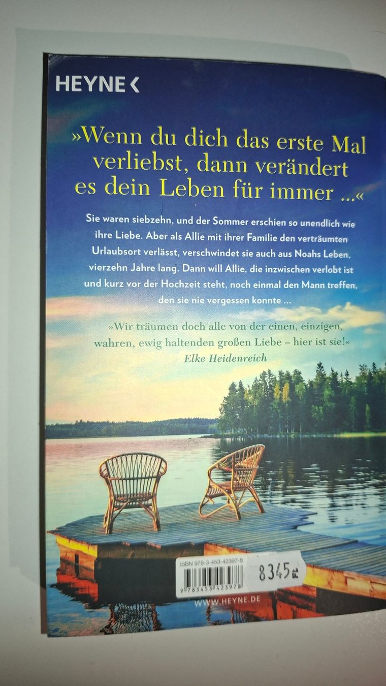 Libri: Wie ein einziger Tag von Nicholas Sparks – Usato da Dietikon venduto da Buchantiqdietikon 1
