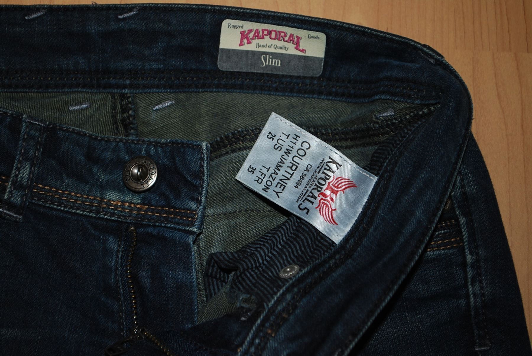 Jeans: KAPORAL Jeans taille / Grosse W 25 Slim – Gebraucht aus Cossonay-ville von Super-Price-Quality 3
