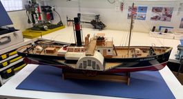 GRAUPNER RC-Raddampfer "GLASGOW" mit Dampfmaschinen Antrieb