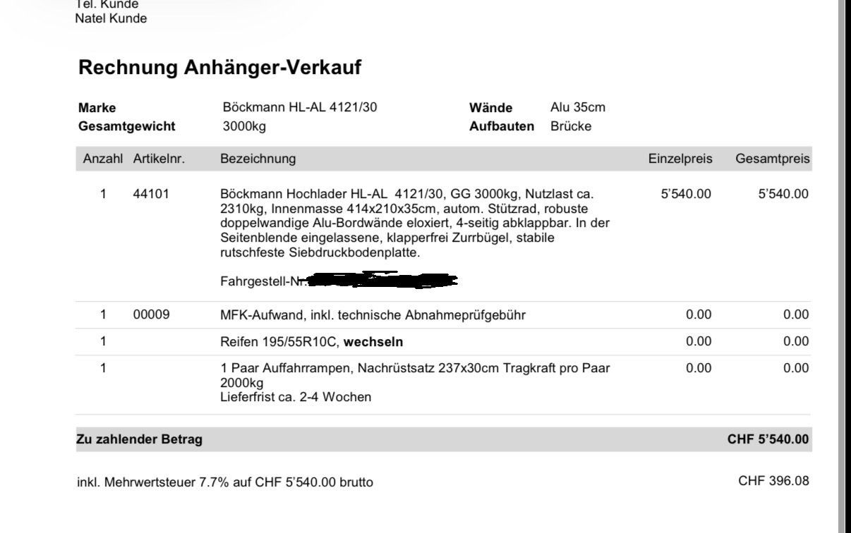 Böckmann Anhänger: Böckmann Hochlader – Gebraucht aus Engwilen von Marco959 4