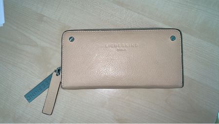 Liebeskind Berlin Leder Portemonnaie in Beige