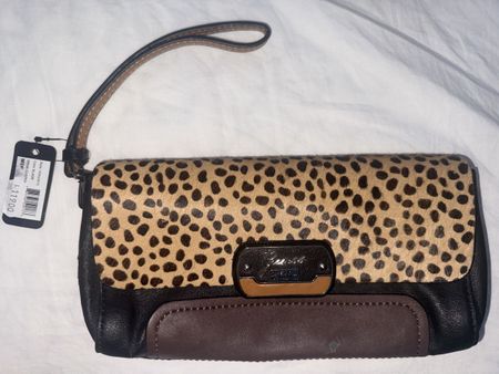 Guess Clutch Leo-Print