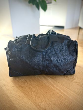 Griesbach Weekender/Reisetasche Echtleder (schwarz)