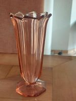 Art Deco Rosalin Pressglas Vase