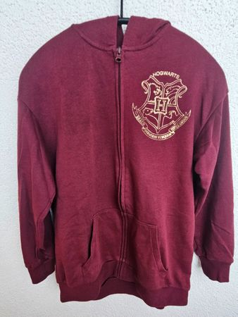 Hogwarts Jacke mit Reissverschluss, bordeauxrot, Gr.146/152
