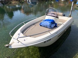 TEXAS 430 Konsolenboot, 8 PS YAMAHA el.Start, Anhänger