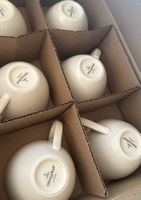 NEW - Villeroy & Boch "Basic White" Coffee Cups, 12 Cups