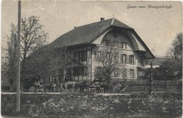 WANGENBRUEGLI BE 1910 mit Fuhrwerk