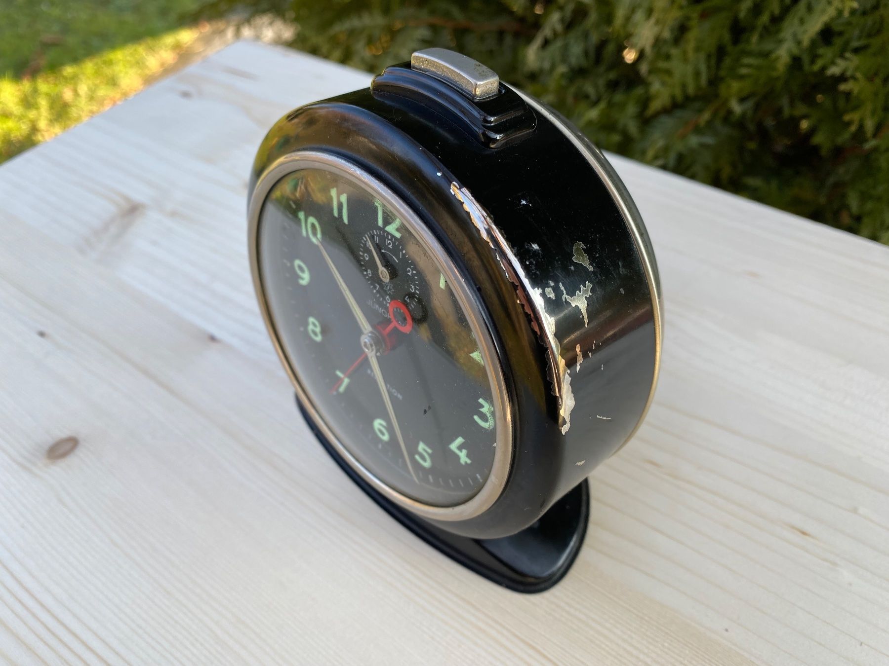 Junghans Sveglie: alter Junghans Repetition Wecker – Difettoso da Feldbach venduto da Olive1 2