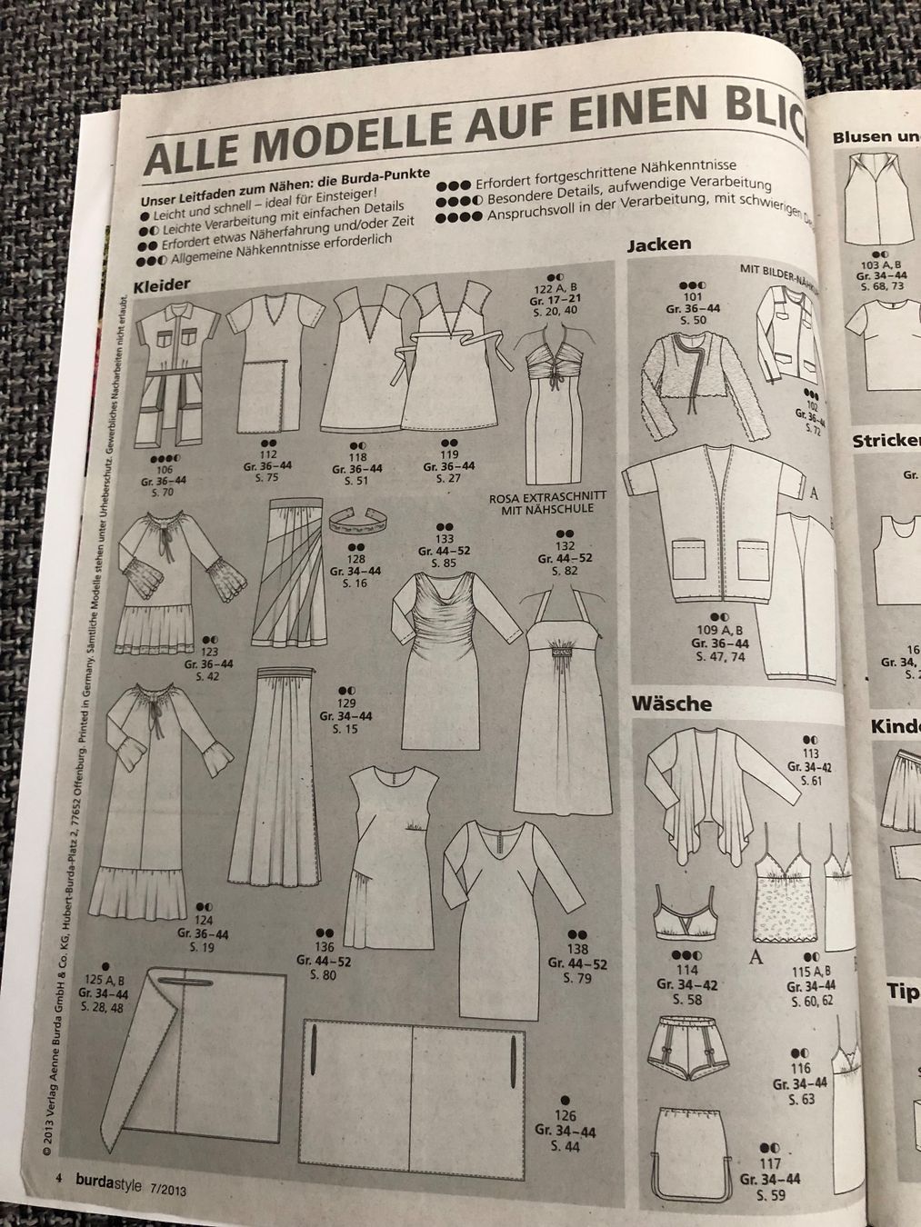 Riviste & Magazine: burda style 7/2013 – Nuovo e nell'imballaggio originale da Langnau am Albis venduto da snla_scc9 4