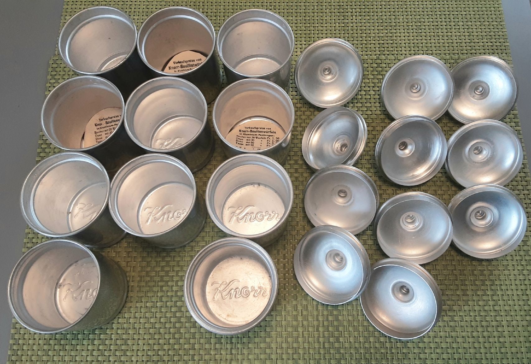 Zuccheriere: Knorr Dosen,Aluminium – Usato da Grosswangen venduto da Spengler66 2
