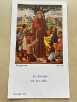 Antonius ora pro nobis Heiliger Andachtsbild Heiligenbildli