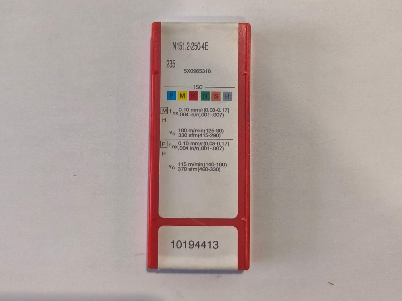 Sandvik Tutti gli attrezzi: COROMANT Wendeplatte / Einstechplatte N151.2-250-4E Neu – Nuovo (secondo la descrizione) da Arbon venduto da millpoint 1