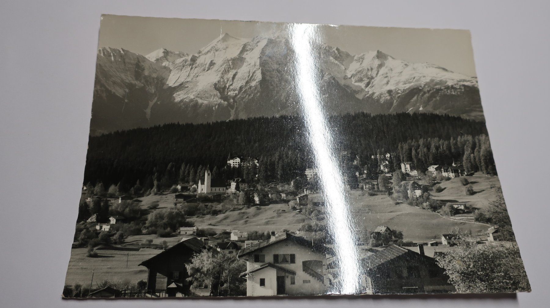 Cartoline postali: Flims-Waldhaus mit Piz Riein – Usato da Cormoret venduto da Pascalll2001 1
