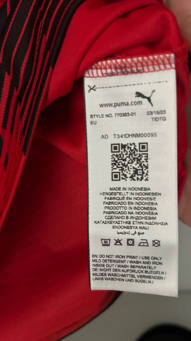 Puma Canottiere & Pantaloni: AC Milan Authentic Trikot #11 Pulisic – Nuovo (secondo la descrizione) da Kriens venduto da SRIKA 4