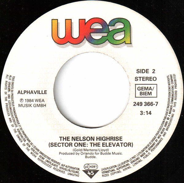 Schallplatten: Alphaville: Sounds Like A Melody 7" – Gebraucht aus Steinhausen von Vilivinili 1