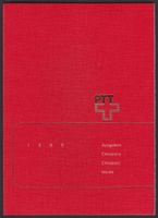 1989 Original  PTT Jahresbuch  alles ERSTTAG  gestempelt
