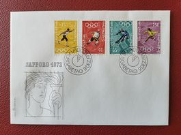 FDC Fürstentum Liechtenstein, Sapporo 1972