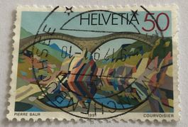 CH Briefmarken gestempel  