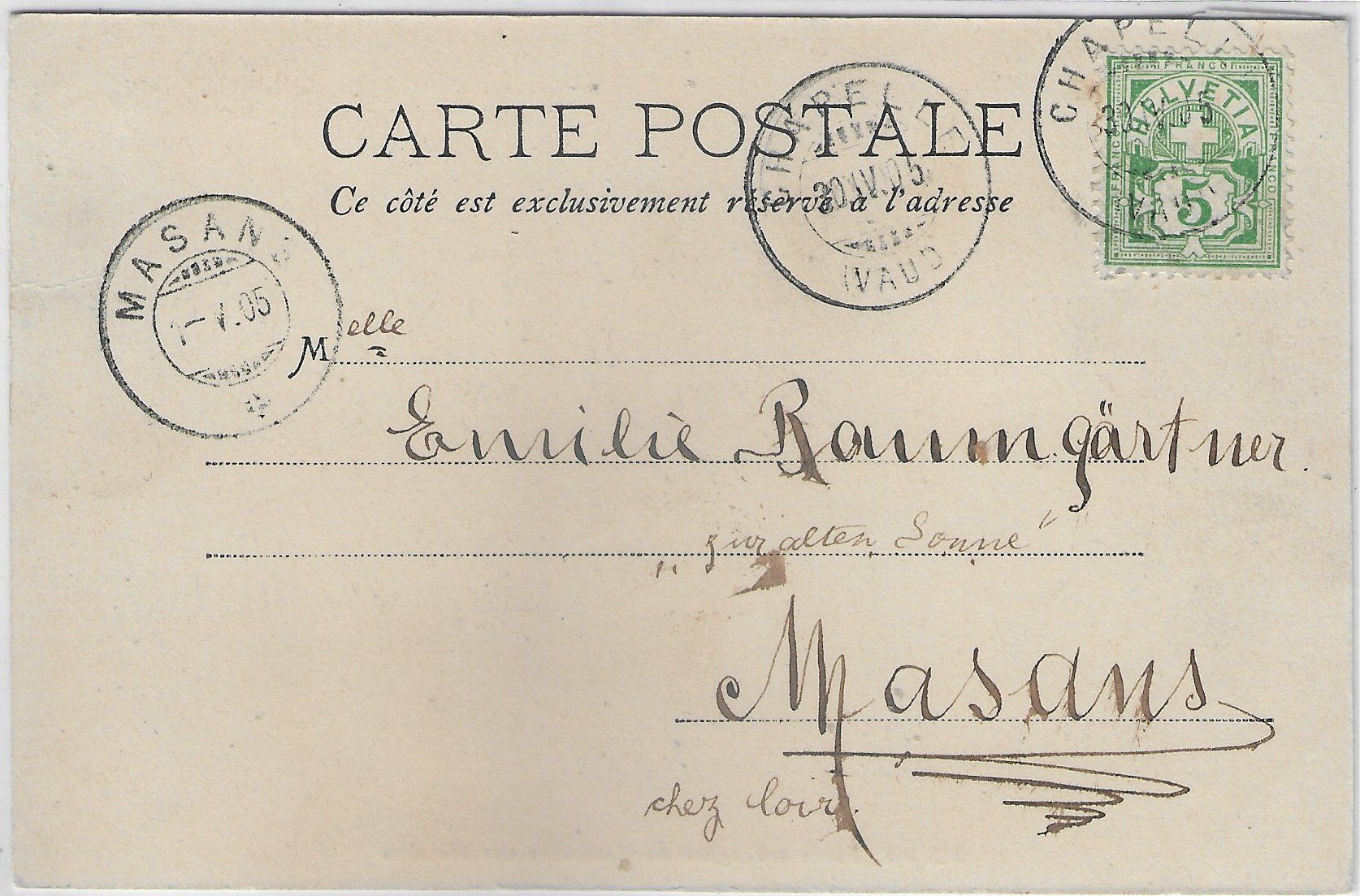 Cartoline postali: Ecole menagere de Chapelles sur Moudon – Usato da Ettingen venduto da Kartenplanet 1