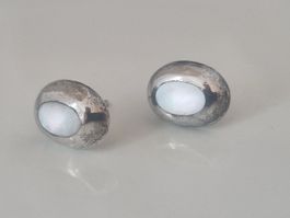 Ohrstecker mit Perlmutt – 925 Silber