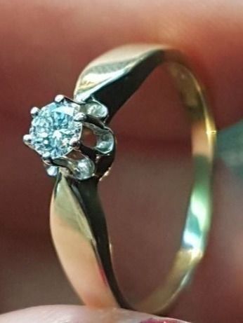 Anelli: Solitär - Verlobungsring mit 1 Brillant – Nuovo (secondo la descrizione) da Unterägeri venduto da Altgoldschmuck 8