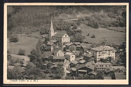 AK Fiesch, Teilansicht mit Kirche