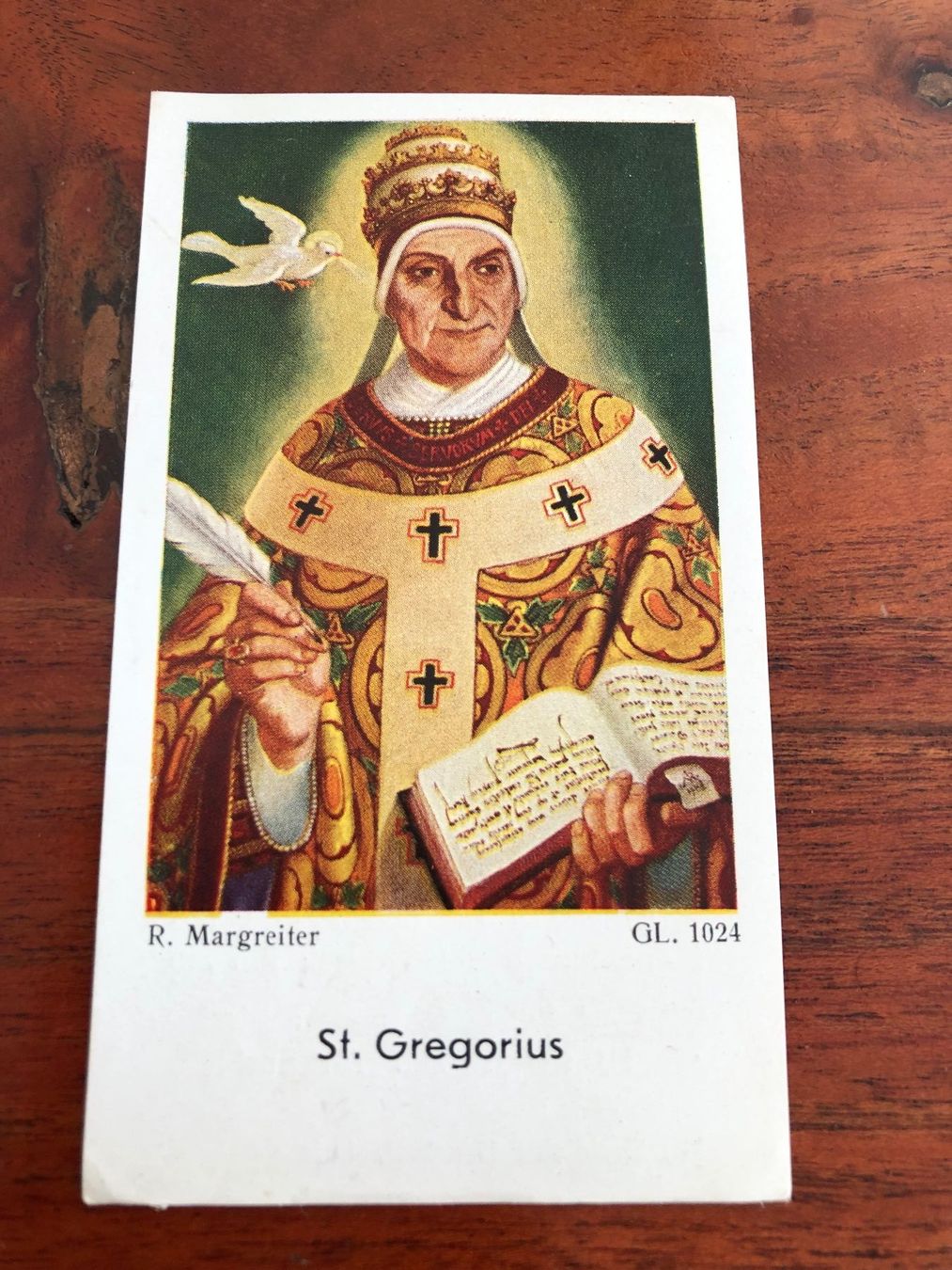 Foto & Immagini: Hl. Gregor der Grosse, Andachtsbild – Usato da Schübelbach venduto da Dolly990_2