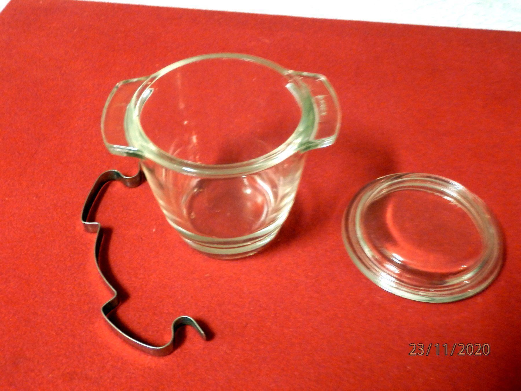 Bicchieri: Einmachglas, Pyrex,  Metall - Spannbügel – Usato da Ueberstorf venduto da dinbau 1
