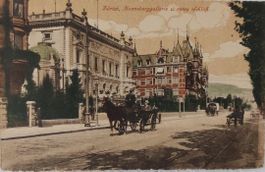 ZÜRICH  -  Henneberggalerie u. rotes Schloss