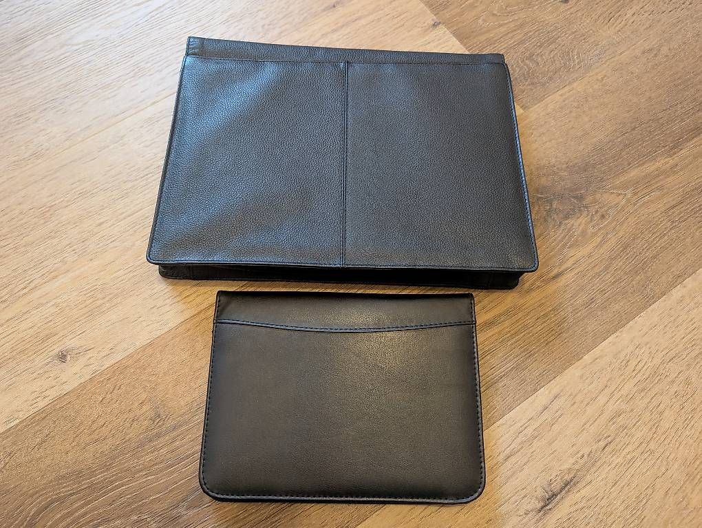 Koffer & Taschen: Ledermappe Ledertasche und Lederblock. Beruf Bewerbung – Gebraucht aus Hünenberg See von Klaus91 2