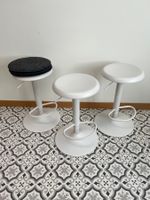 Barhocker weiss im 3er Set