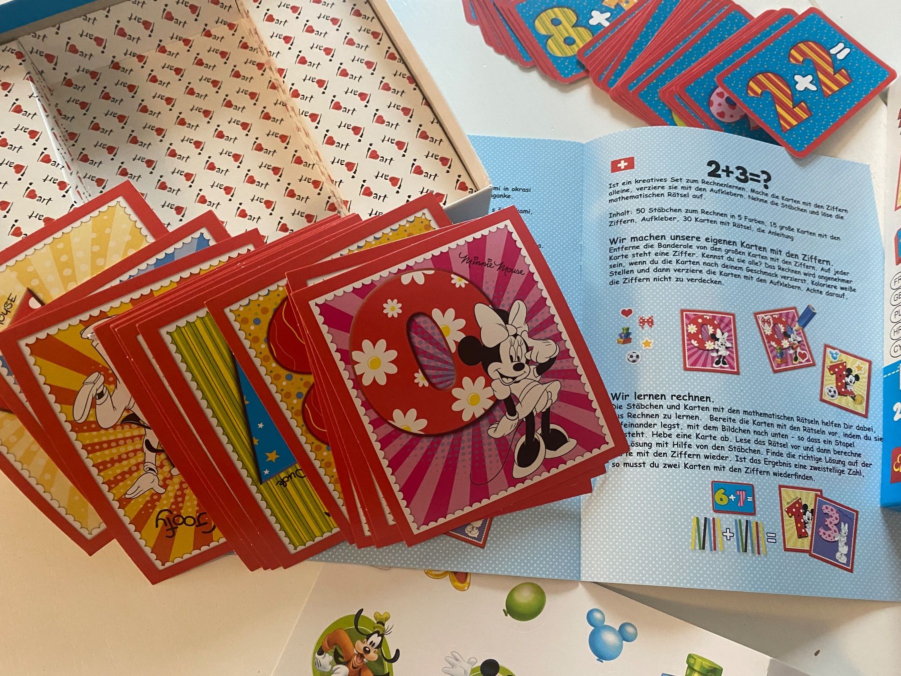 Disney Giochi: Disney Mickey Mouse Rechenspiel, komplett – Nuovo (secondo la descrizione) da Glattbrugg venduto da riseca 4