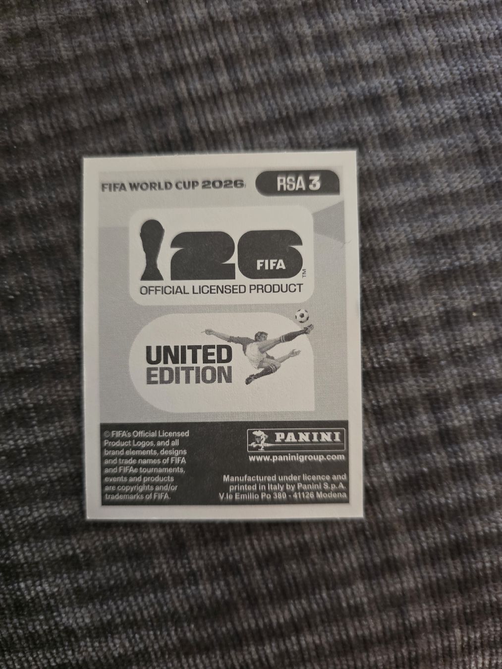 Panini Carte collezionabili: Panini WM 2026 RSA 3 Chaine – Nuovo (secondo la descrizione) da Romanshorn venduto da leeh78 1