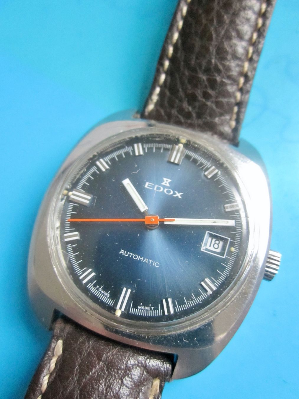 Edox Orologi: Edox Automat 37mm oK – Usato da Massagno venduto da catbed 6