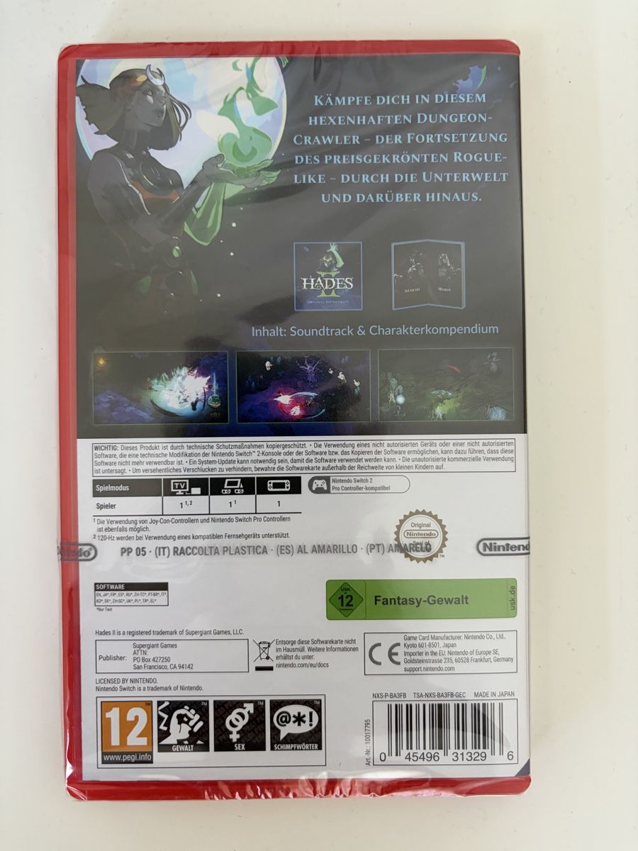Giochi: Hades 2 Nintendo Switch 2 – Nuovo e nell'imballaggio originale da Zuchwil venduto da DarkMan_198536 1