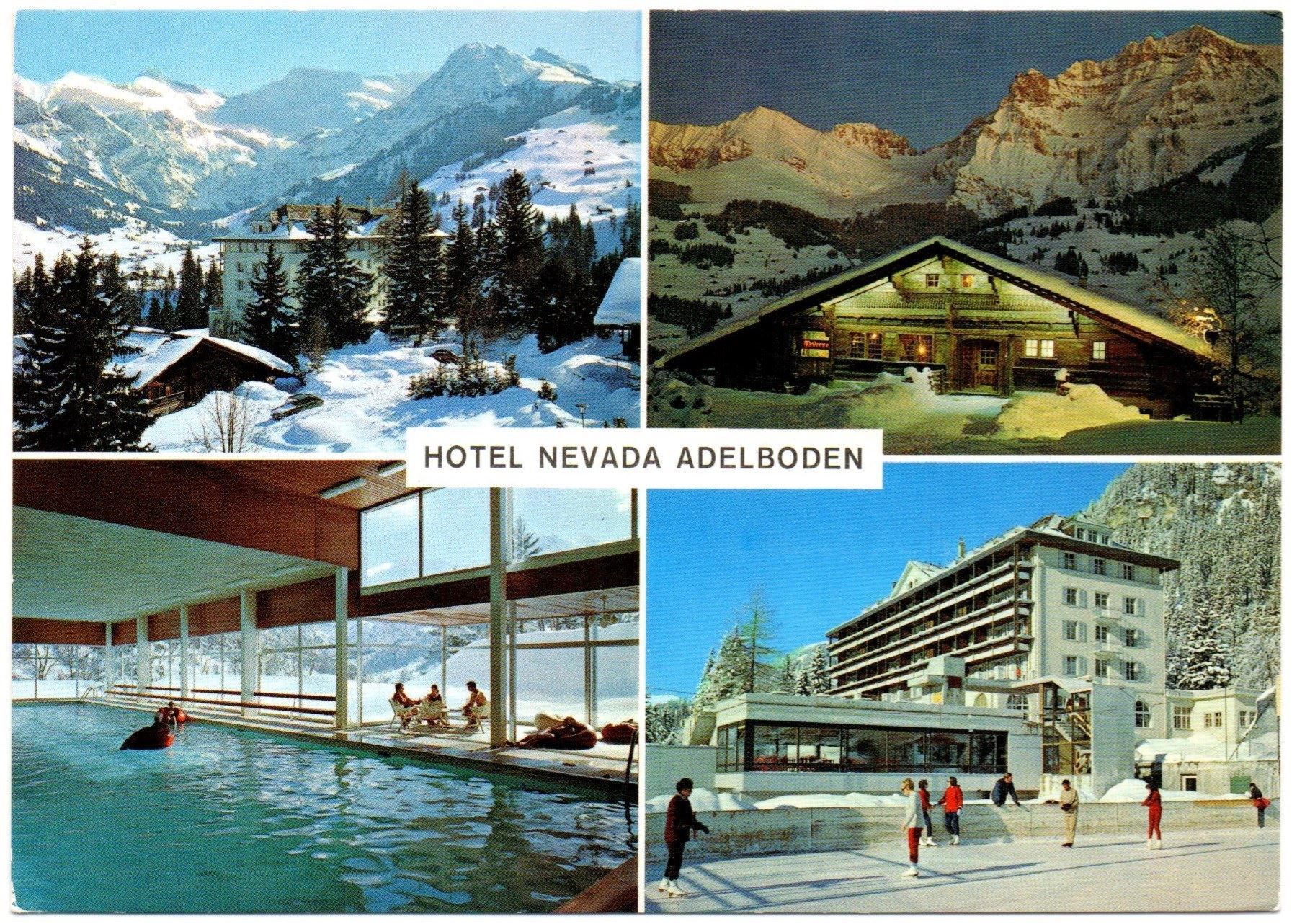 Cartes postales: 2 x AK Adelboden, Geilsbrüggli & Nevada, Eisbahn – Neuf (Voir description) à Jona par philajona 1