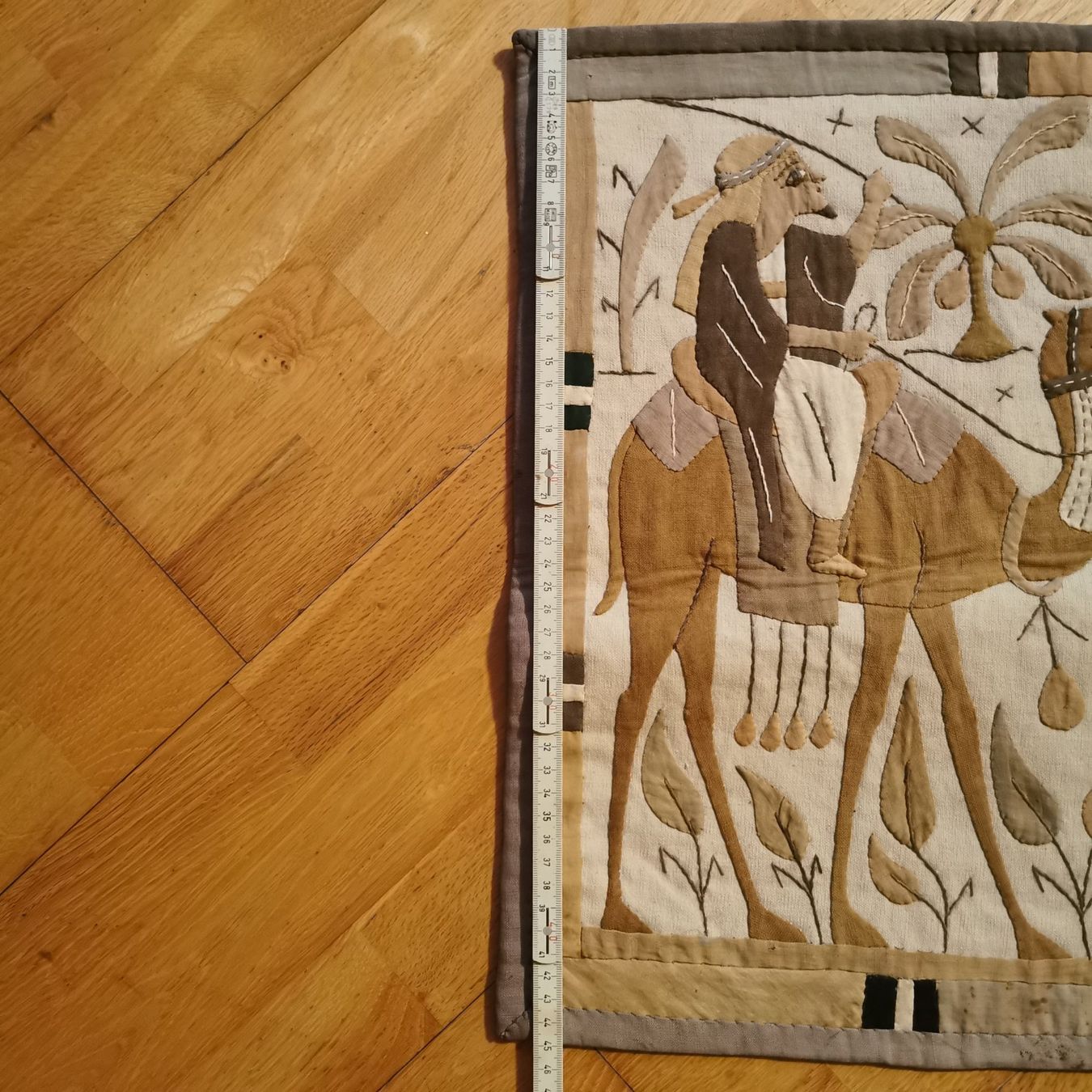Tutte le decorazioni: Khayamiya - 142cm x 45cm - début 1900 - vintage – Usato da Marin-Epagnier venduto da Ebt99 3