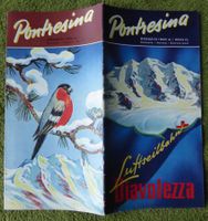 Pontresina. Faltprospekt 1956