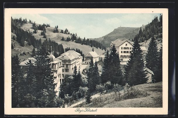 Cartoline postali: AK Rigi-Klösterli, Ortsansicht – Usato da Berlin venduto da bartko-reher