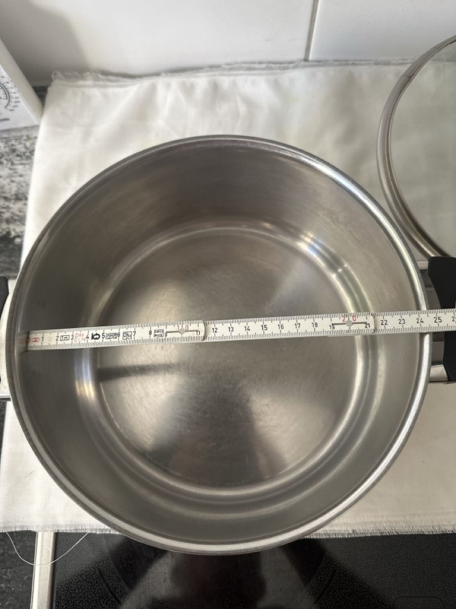 Padelle: Topf 18/10 Edelstahl  mit Deckel – Usato da Zürich venduto da Chaeffeler 5