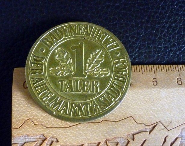 Alle Münzen: 1Taler - BADENFAHRT 1977 – Gebraucht aus Adliswil von di_hans 6
